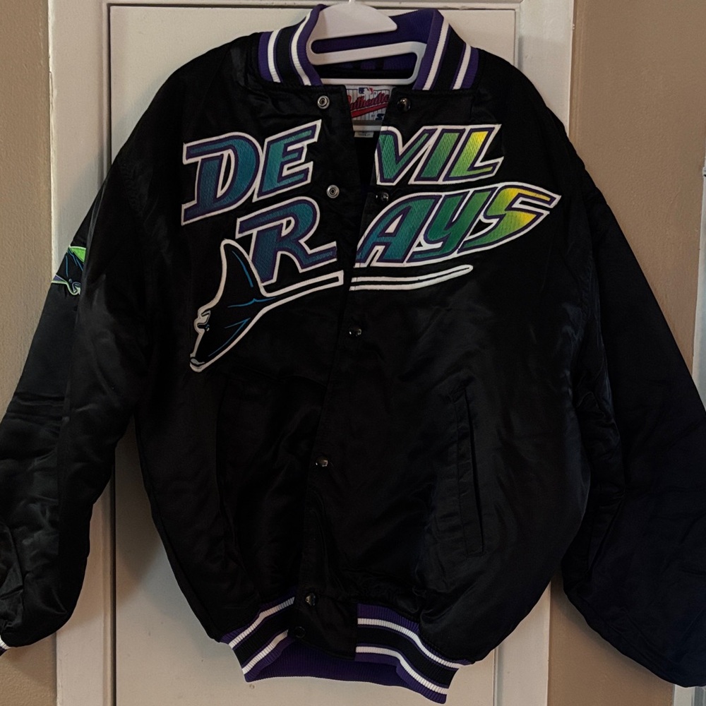 Vintage Original Devil Rays Black Jacket - image 1